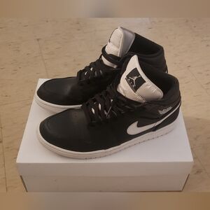 Nike Jordan Black and White High-Tops